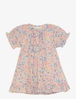 Minymo - Dress Ss Aop W. Lining - Suknelė trumpomis rankovėmis kūdikiui - Rožinė
