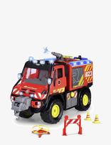 Dickie Toys - Dickie Toys Mercedes Benz Unimog U530 Brandbil - Gaisrinės mašinos žaislas - Raudona