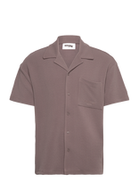 SIXTH JUNE - Crepe Fabric Ss Shirt - Marškiniai trumpomis rankovėmis - Ruda