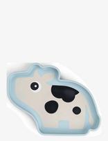 Done By Deer - Silicone Stick&Stay Plate Dotti Blue - Kūdikių vakarienės rinkiniai - Mėlyna