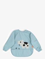 Done By Deer - Sleeved Pocket Bib Tiny Farm Blue - Kombinezonas ilgomis rankovėmis - Mėlyna