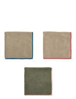 OYOY Living Design - Mundus Microfiber Dish Cloth - Pack Of 3 - Šluostės ir indų šepečiai - Žalia
