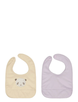OYOY MINI - Lun Lun Panda Bib - Pack Of 2 - Seilinukas be rankovių - Smėlio