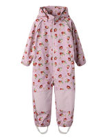 Name It - Nmfalfa08 Softshell Suit Aop 1Fo Noos - Minkštas kombinezonas - Rožinė
