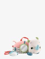 Fisher-Price - Planet Friends Tummy Time Roaming Rhino Plush Sensory Toy For Newborn Babies - Kūdikių žaislai - Marga / raštuota