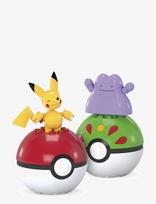 Mega - Pokémon Poké Ball 2-Pack Building Toy Kits With 2 Action Figures (42 Pieces) For Kids - Veiksmo figūrėlės - Marga / raštuota