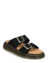 Dr. Martens - Josef Black Eh Suede - Plokščiapadžiai sandalai - Juoda