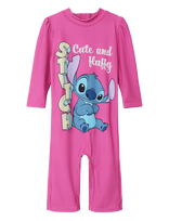 Name It - Nmfmosa Stitch Uv 3/4 Suit Wdi - Maudymosi kostiumėlis - Rožinė