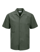 Jack & Jones - Jjesummer Resort Shirt Ss Sn - Marškiniai trumpomis rankovėmis - Žalia