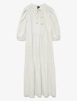 Vero Moda - Vmpretty 3/4 Long Dress Wvn Ga - Iki kelių ir midi suknelės - Balta