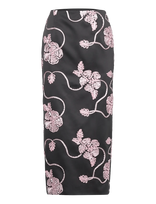 ROTATE - Maxi Pencil Skirt - Pieštuko formos sijonas - Juoda