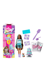 Barbie - Party Unboxed Pet Birthday Series Doll & Accessories, Party Stars Set With 10 Surprises - Lėlė - Marga / raštuota