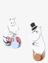Kid's Concept - Hooks 2-Set Moominmamma Moomin - Kabliukai ir pakabos - Marga / raštuota