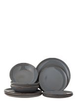 Bloomingville - Sandrine Dinnerware Set - Stalo serviravimo rinkinys - Pilka
