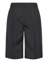 Rue De Tokyo - Poll Wool Pinstripe - Laisvalaiko marškiniai - Juoda