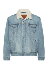 Levi's® - Type 3 Sherpa Trucker Kentucky - Džinsinis švarkas be pamušalo - Mėlyna