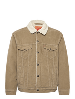 Levi's® - Relaxed Fit Sherpa Trkr Timber - Džinsinis švarkas be pamušalo - Smėlio