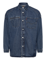 Levi's® - Levis Twist Shacket Lets Do Th - Džinsinis švarkas be pamušalo - Mėlyna