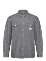Levi's® - Ls Worker Ww Washington Stripe - Džinsiniai marškiniai - Tamsiai mėlyna