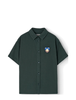 THE ANIMALS OBSERVATORY - Kangaroo Kid Shirt Deep Green - Marškiniai trumpomis rankovėmis - Žalia