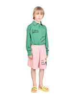 THE ANIMALS OBSERVATORY - Eel Kid Polo Shirt Green - Ilgarankoviai marškiniai - Žalia
