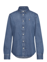 Polo Ralph Lauren - Slim Fit Denim Shirt - Džinsiniai marškiniai - Mėlyna