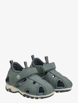 Color Kids - Baby Sandals W. Velcro Strap - Sandalai - Žalia