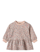 Wheat - Sweat Dress L/S Zenia - Suknelė kūdikiui ilgomis rankovėmis - Rožinė