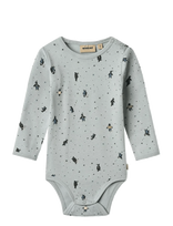 Wheat - Body L/S Berti - Marškinėliai ilgomis rankovėmis - Mėlyna