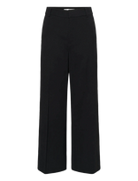 InWear - Brieziw Slit Pants - Plačios kelnės - Juoda
