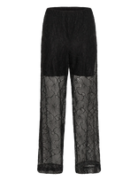 Gestuz - Gzedea Hw Pants - Plačios kelnės - Juoda