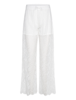 Dante6 - Dante6-Shiloh Straight Leg Lace Pants - Plačios kelnės - Balta
