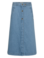 MOS MOSH - Mmmarti Denim Skirt - Džinsinis sijonas - Mėlyna