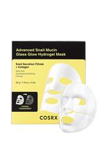 COSRX - Cosrx Advanced Snail Mucin Glass Glow Hydrogel Mask 34 G X 3 Ea - Lakštinė kaukė - Nude