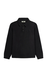 Woodbird - Wbtom Knitted Polo - Marškinėliai ilgomis rankovėmis - Juoda