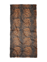 Becksöndergaard - Tigarea Woo Scarf - Lengvas šalikas - Ruda