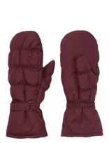 Becksöndergaard - Padded Nylona Mitten - Kumštinės pirštinės - Burgundiška splava