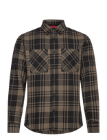 HUGO - Egrin - Flaneliniai marškiniai - Ruda