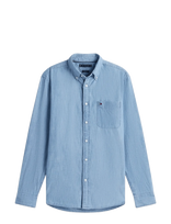 Tommy Hilfiger - Chambray Pocket Rf Bd Shirt - Džinsiniai marškiniai - Mėlyna