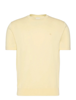 Calvin Klein - Ss Supima Cotton Crew 14Gg - Marškinėliai trumpomis rankovėmis - Geltona