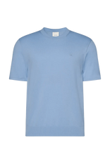 Calvin Klein - Ss Supima Cotton Crew 14Gg - Marškinėliai trumpomis rankovėmis - Mėlyna