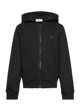 Calvin Klein - Mini Badge Zip-Through - Džemperis - Juoda