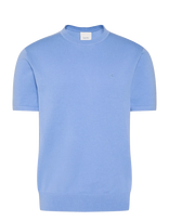 Calvin Klein - Ss Supima Cotton Crew 14Gg - Marškinėliai trumpomis rankovėmis - Mėlyna
