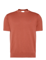 Calvin Klein - Ss Supima Cotton Crew 14Gg - Marškinėliai trumpomis rankovėmis - Raudona