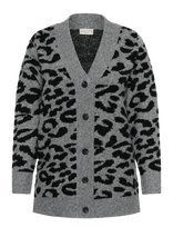 Kaffe Curve - Kcsandia Cardigan - Megztinis - Pilka