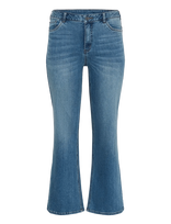 Kaffe Curve - Kcflora Flared Full Lenght Jeans - Platėjančios kelnės - Mėlyna