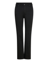 Kaffe Curve - Kcdina Straight Full Length Jeans - Tiesaus kirpimo džinsai - Juoda