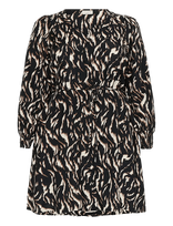 Kaffe Curve - Kcmilina Dress - Trumpa suknelė - Juoda