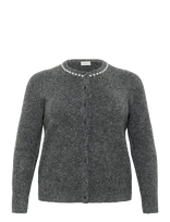 Kaffe Curve - Kcroxia Cardigan - Megztinis - Pilka