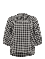 Kaffe Curve - Kcelina Blouse - Marškinėliai ilgomis rankovėmis - Marga / raštuota